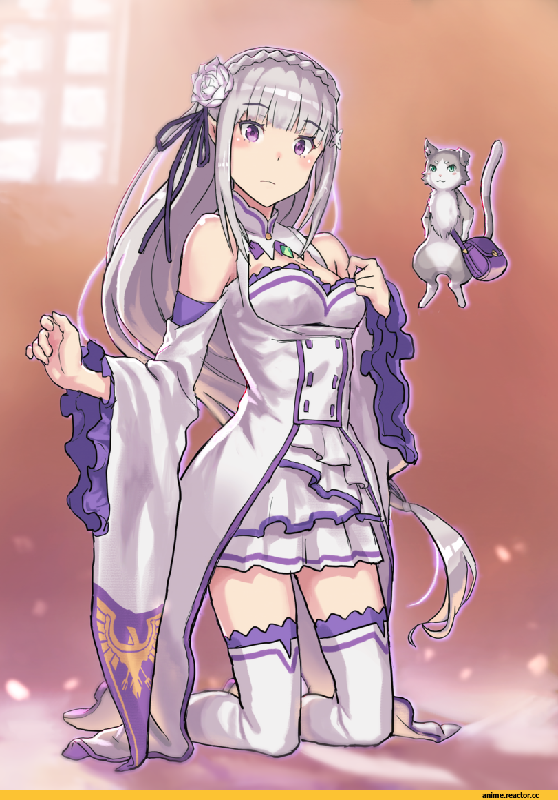 Re Zero Kara Hajimeru Isekai Seikatsu, Emilia (re zero), Pack (re zero), leonkazu897, Anime