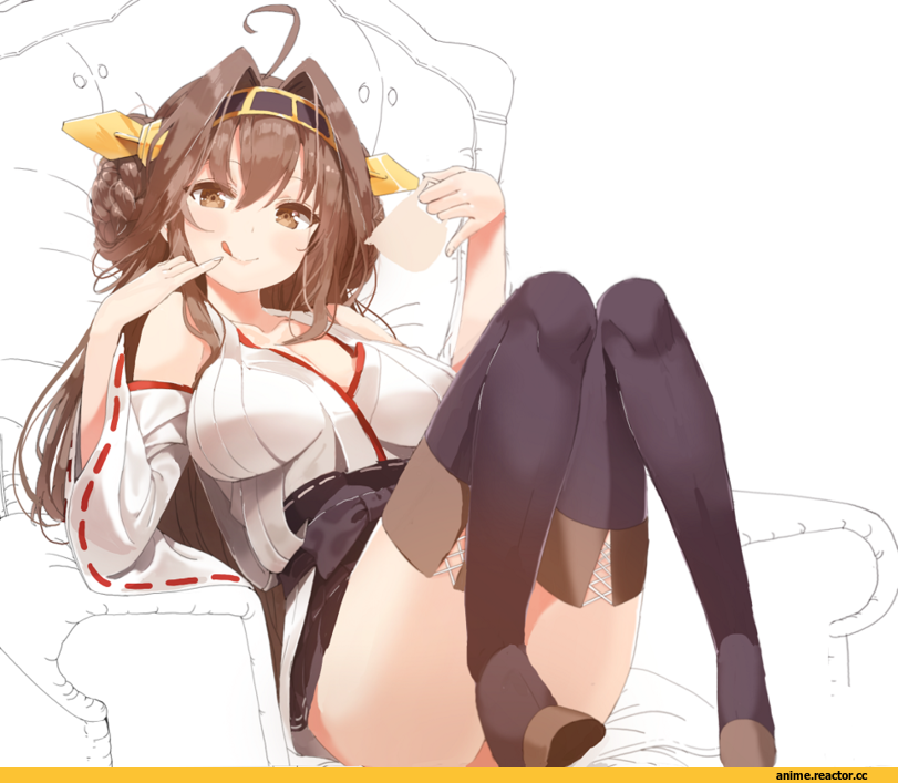 Kongou (Kantai Collection), Kantai Collection, Yonggi, Anime Art, Anime