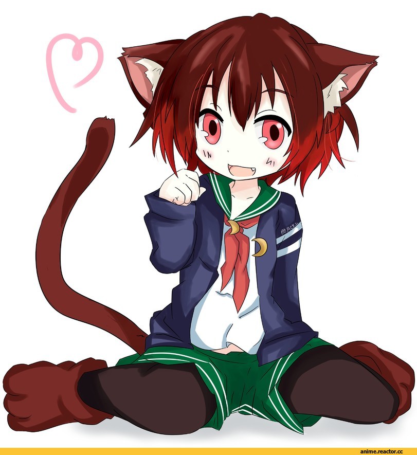 Mutsuki (Kantai Collection), Kantai Collection, Неко, Animal Ears, Anime
