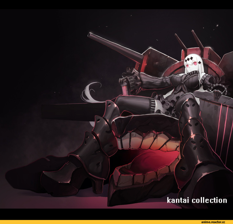 Aircraft Carrier Oni, Kantai Collection, qianbi, Anime Art, Anime