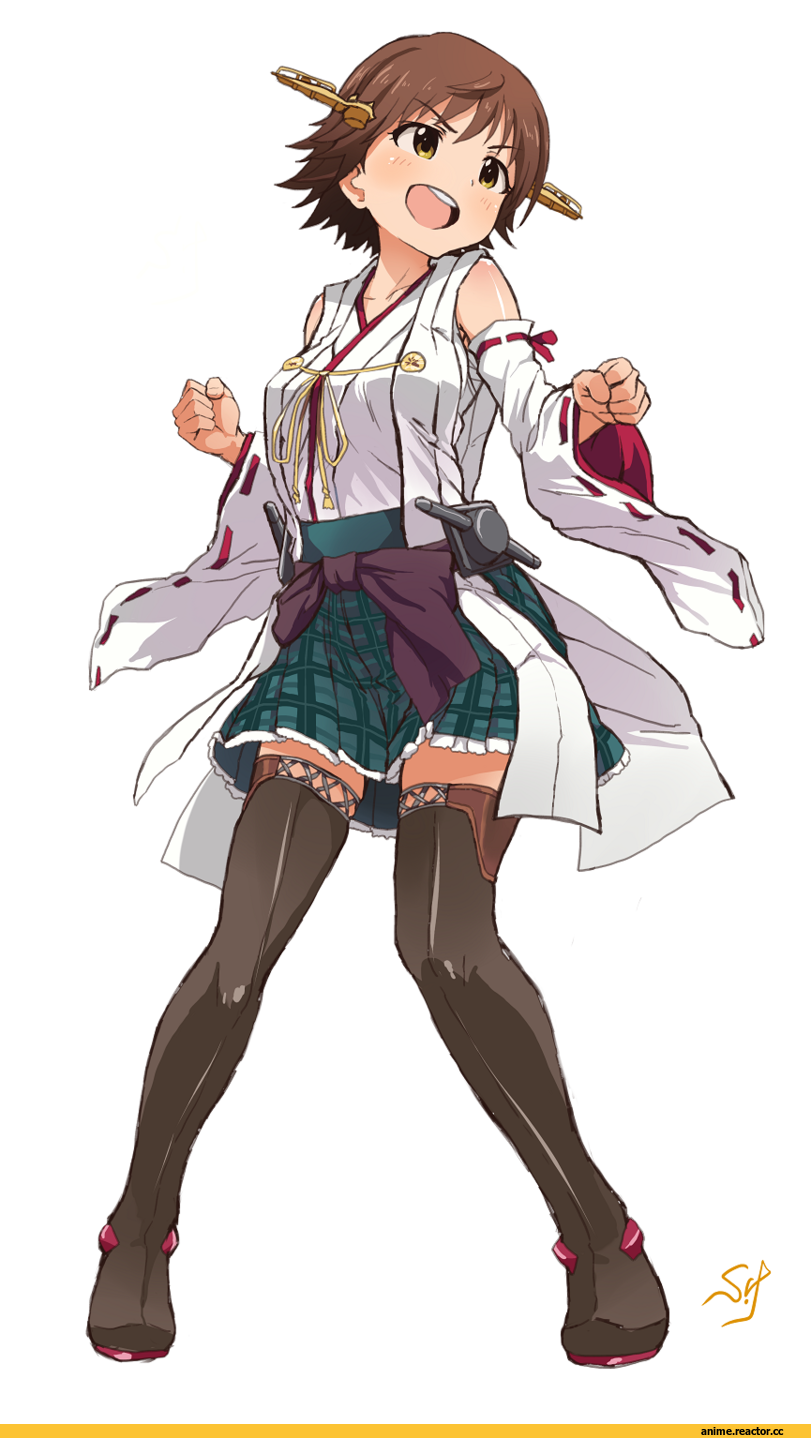 Hiei, Kantai Collection, Honda Mio, Idolmaster, crossover, Anime