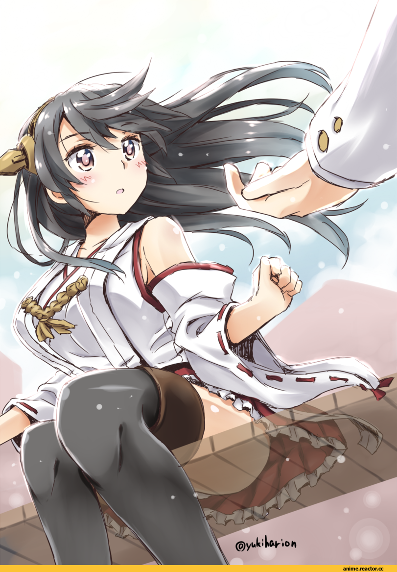 yukiharu, Haruna (Kantai Collection), Kantai Collection, Anime Art, Anime