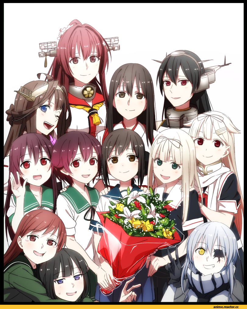 Akagi, Fubuki (Kantai Collection), Kitakami (Kantai Collection), Kongou (Kantai Collection), Mutsuki (Kantai Collection), Nagato (Kantai Collection), Ooi (Kantai Collection), Wo-Class Aircraft Carrier , Yamato (Kantai Collection), Yuudachi, Anime, Kantai Collection, Kinosuke (Sositeimanoga), Kisaragi (Kantai Collection)