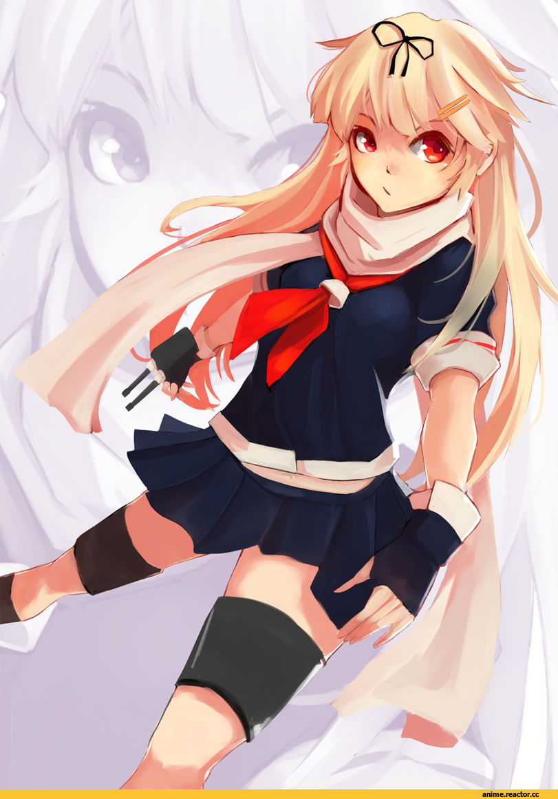 Yuudachi, Kantai Collection, salian, Anime Art, Anime