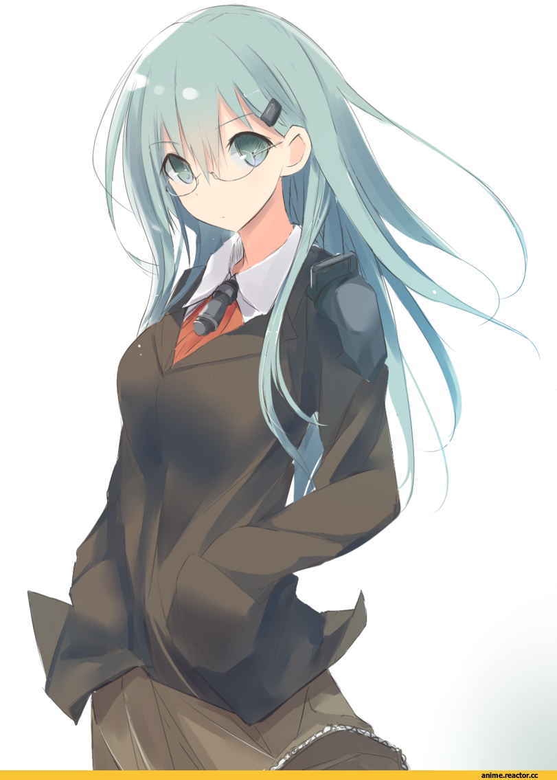 nao (qqqbb), Suzuya (Kantai Collection), Kantai Collection, Anime Art, Megane, Anime