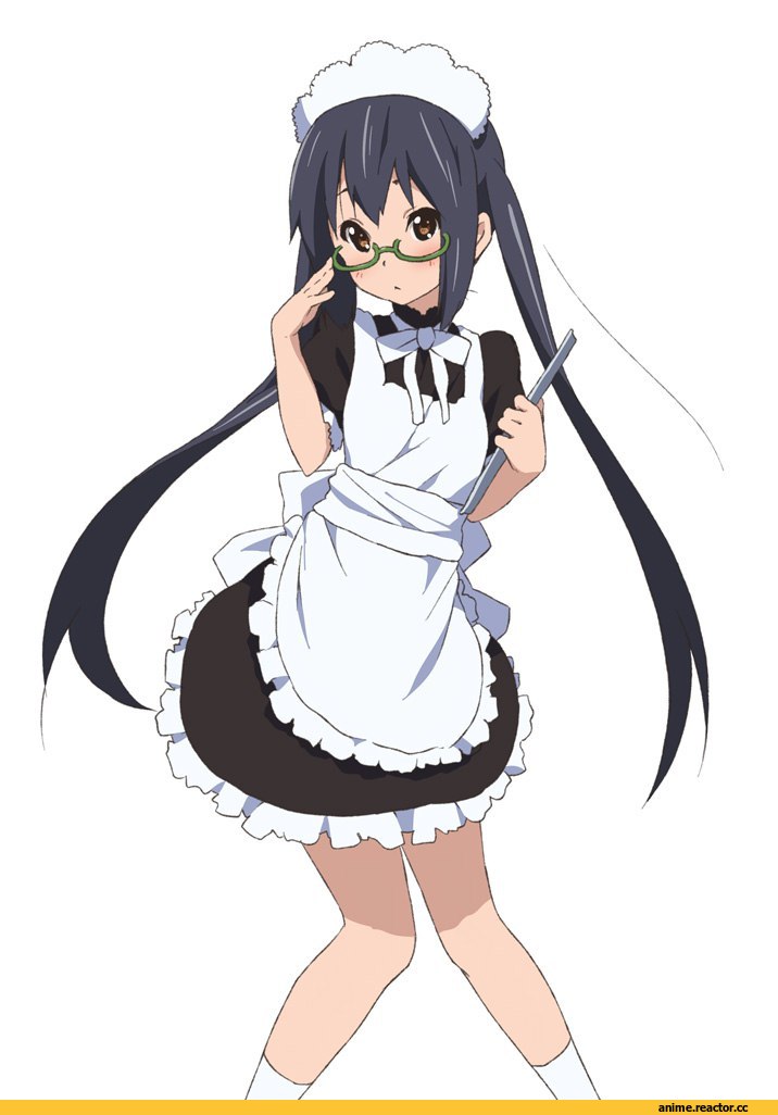 Azusa Nakano, K-ON!, Megane, Maid, Anime