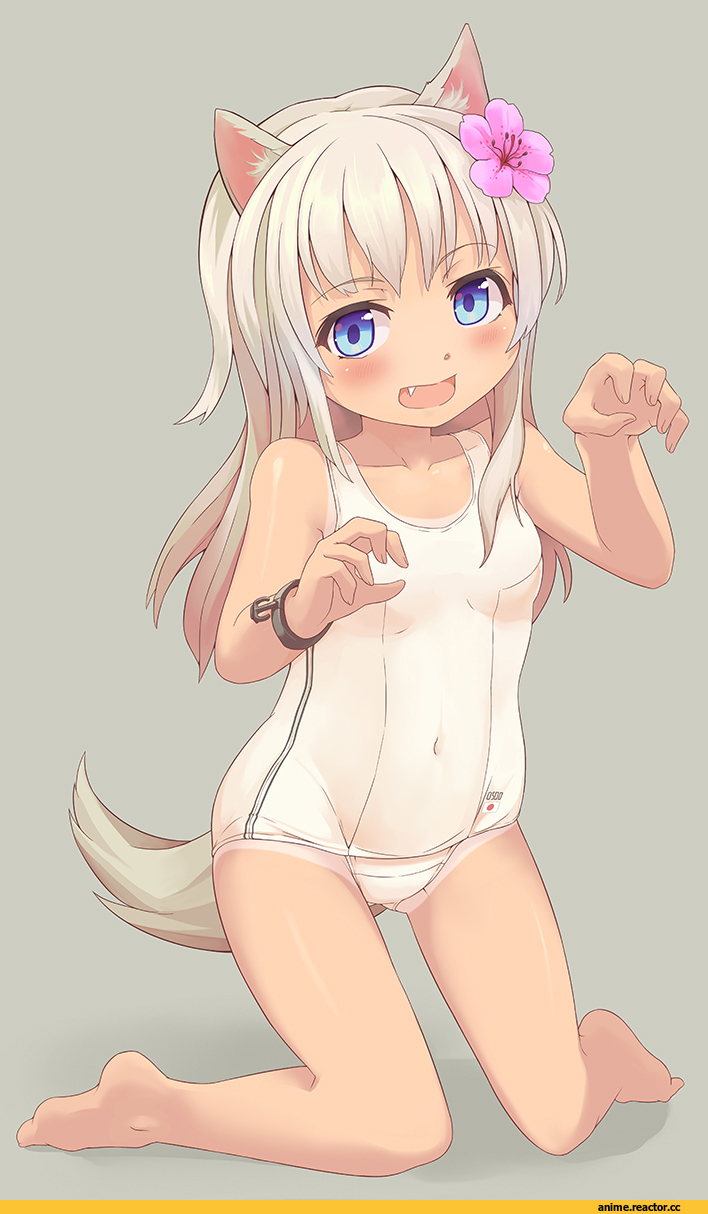 Ro-500 (Kantai Collection), Kantai Collection, Animal Ears, Inumimi, Anime