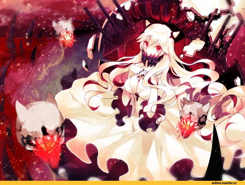 Aircraft Carrier Water Oni, Kantai Collection, Midway Hime, Anime