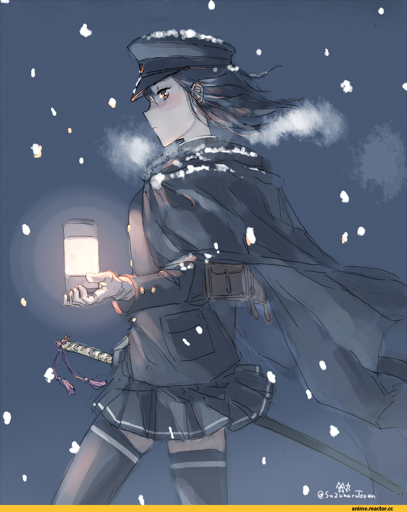 Hibiki (Kantai Collection), Kantai Collection, Tenryuu, izanagi k (twilight crow), Anime