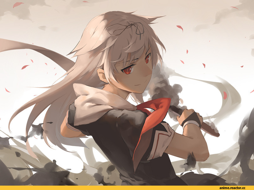 Yuudachi, Kantai Collection, Gensou Kuro Usagi, Anime Art, Anime