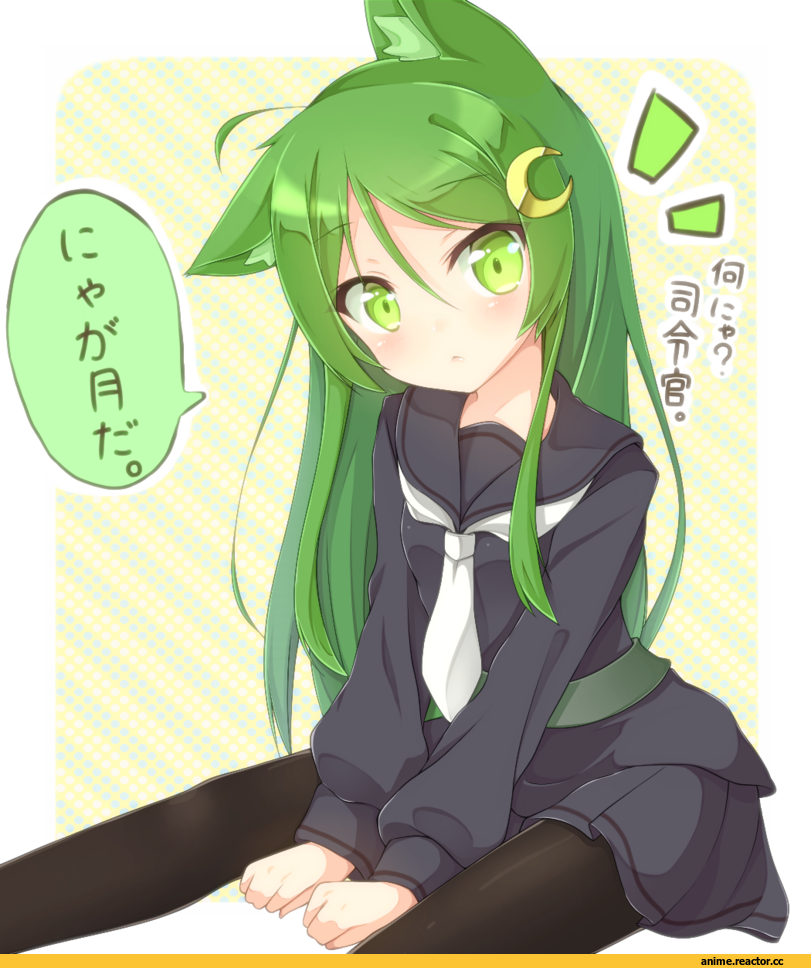 Nagatsuki, Kantai Collection, nekomimi, Animal Ears, Anime