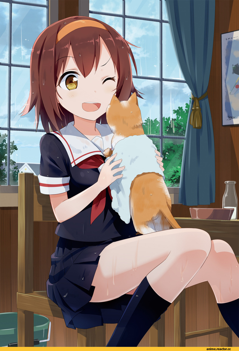Shiratsuyu (Kantai Collection), Kantai Collection, gochou (atemonai heya), ayuya naka no hito, Anime Art, Anime