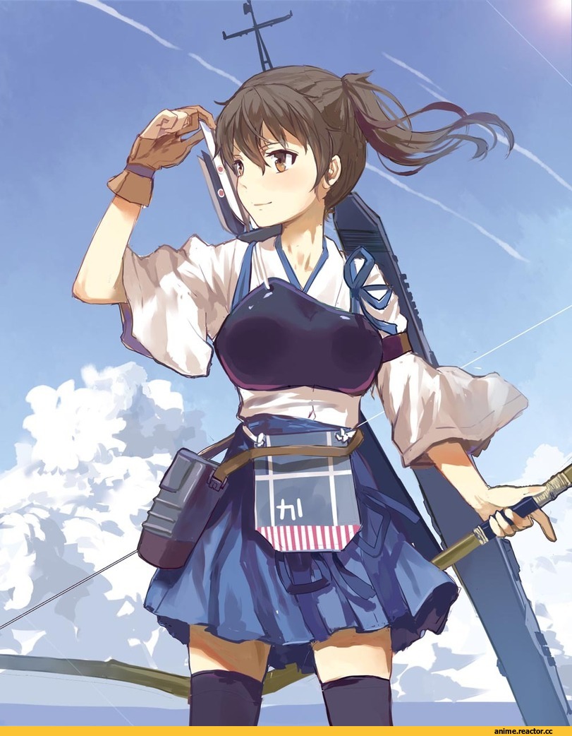 Kaga (Kantai Collection), Kantai Collection, stflash, Anime