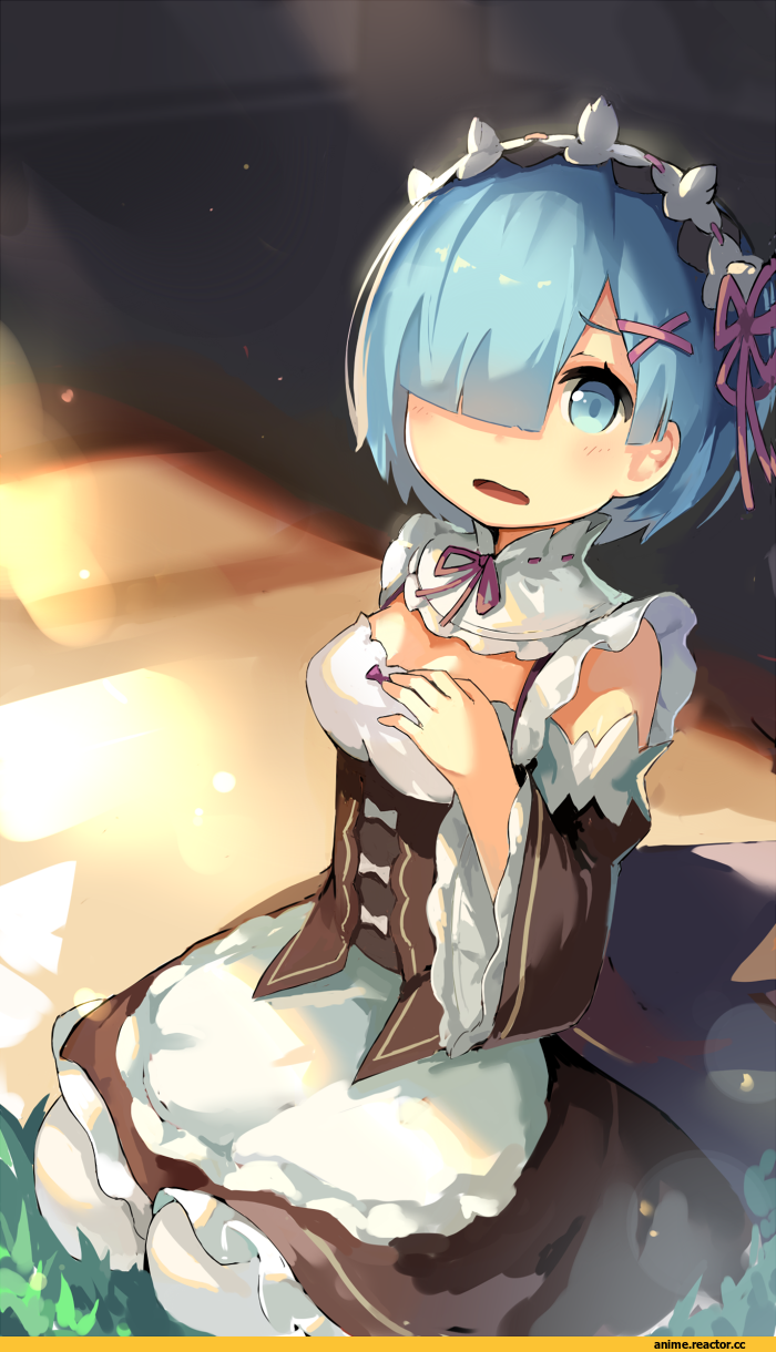 Rem (re zero), Re Zero Kara Hajimeru Isekai Seikatsu, lino-lin, Anime Art, Anime