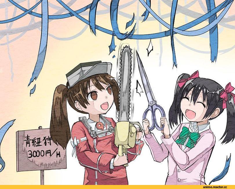 Kantai Collection, Love Live!, Ryuujou, Yazawa Nico, crossover, Anime