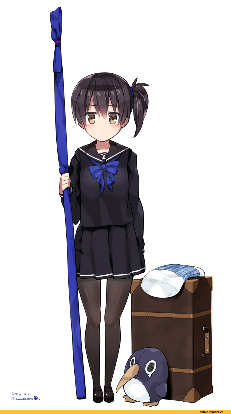 Kantai Collection, Kaga (Kantai Collection), kuro chairo no neko, Anime