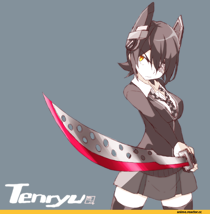 Tenryuu, Kantai Collection, Souji, Anime