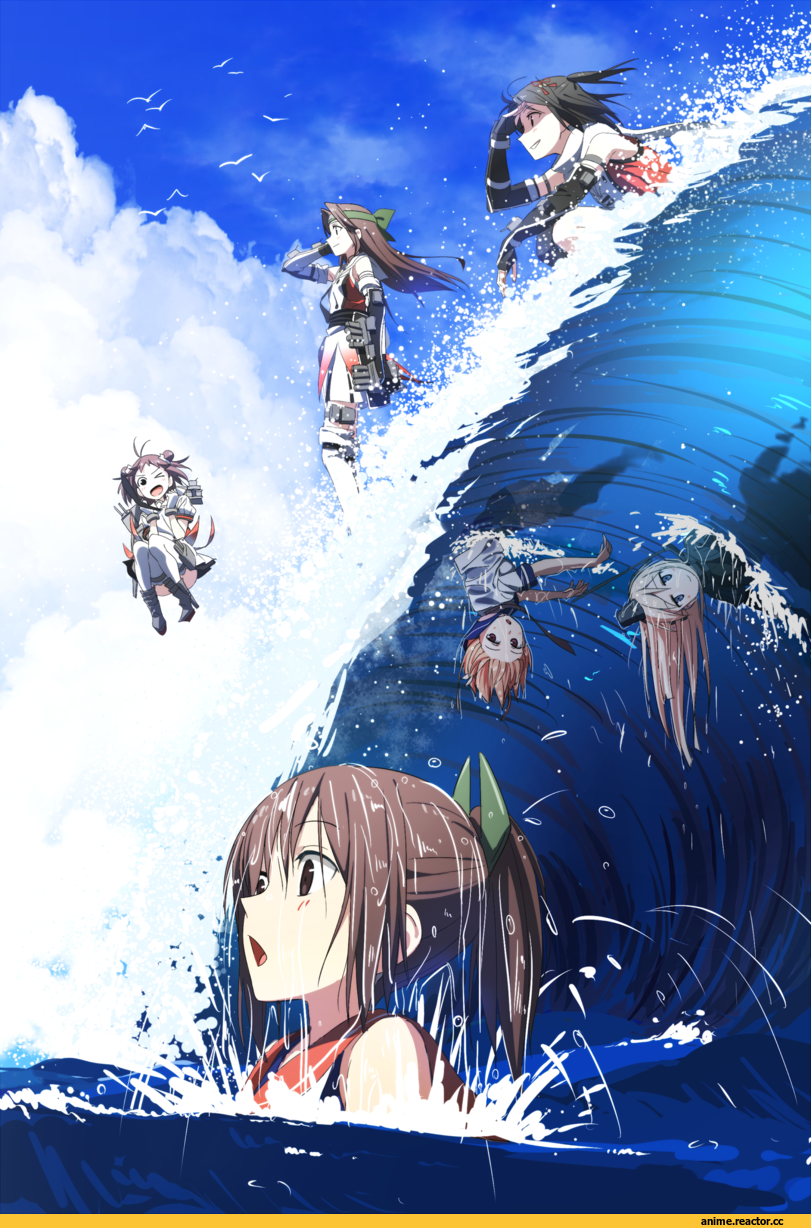 I-401, Kantai Collection, i-58 (kantai collection), Jintsuu (Kantai Collection), Naka (Kantai Collection), Sendai (Kantai Collection), U-511 (Kantai Collection), Kinosuke (Sositeimanoga), Anime