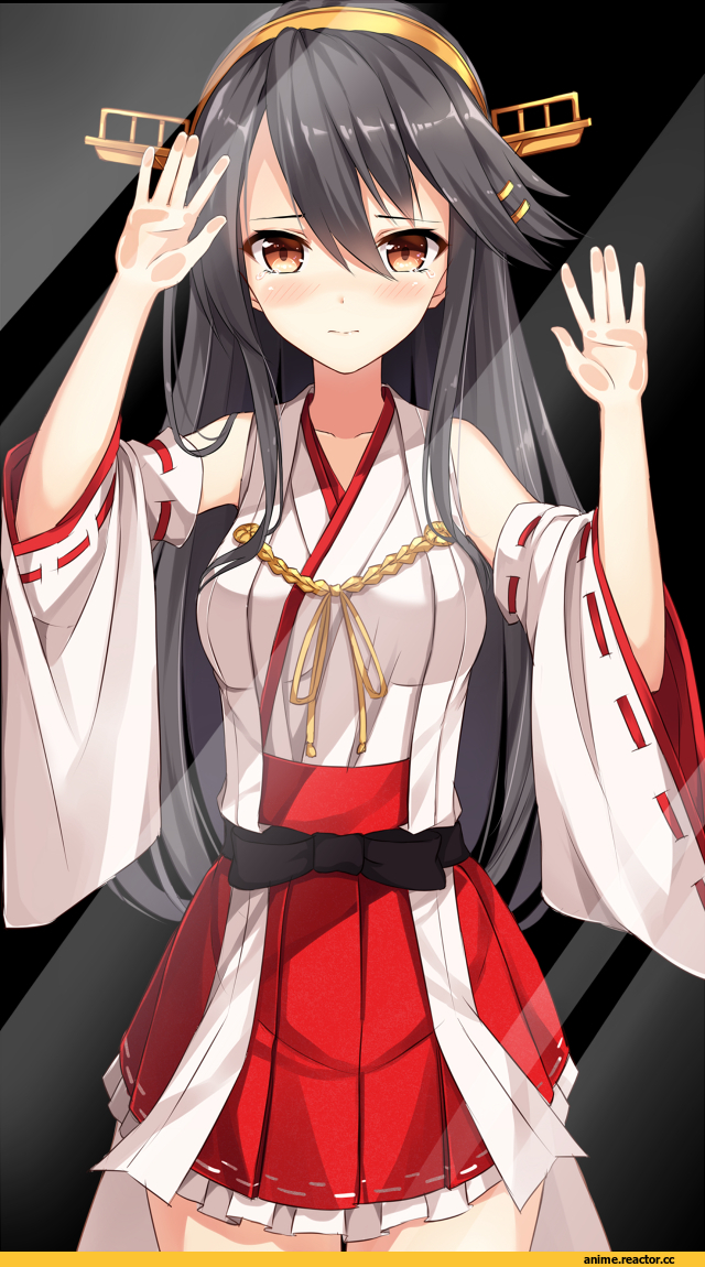 Nikkunemu, Anime Art, Haruna (Kantai Collection), Kantai Collection, Anime