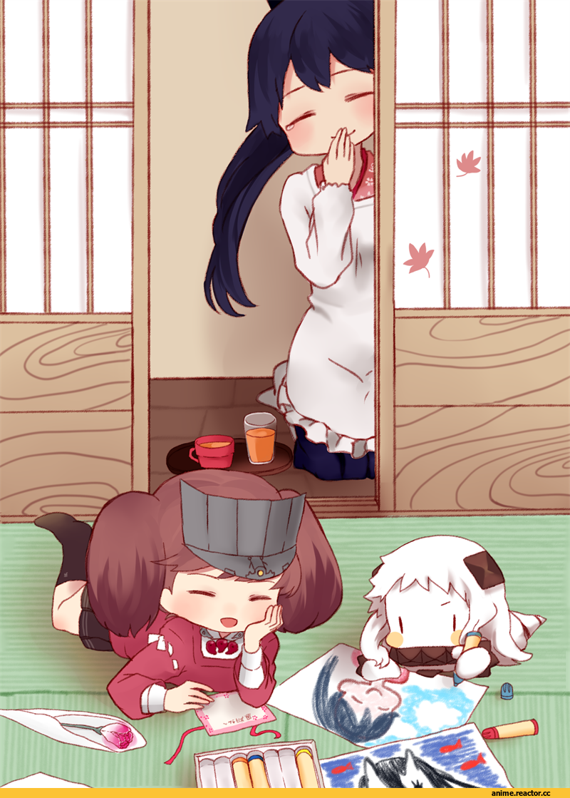 houshou, Kantai Collection, Northern Ocean Hime, ryuujou (kantai collection), kobone, Anime