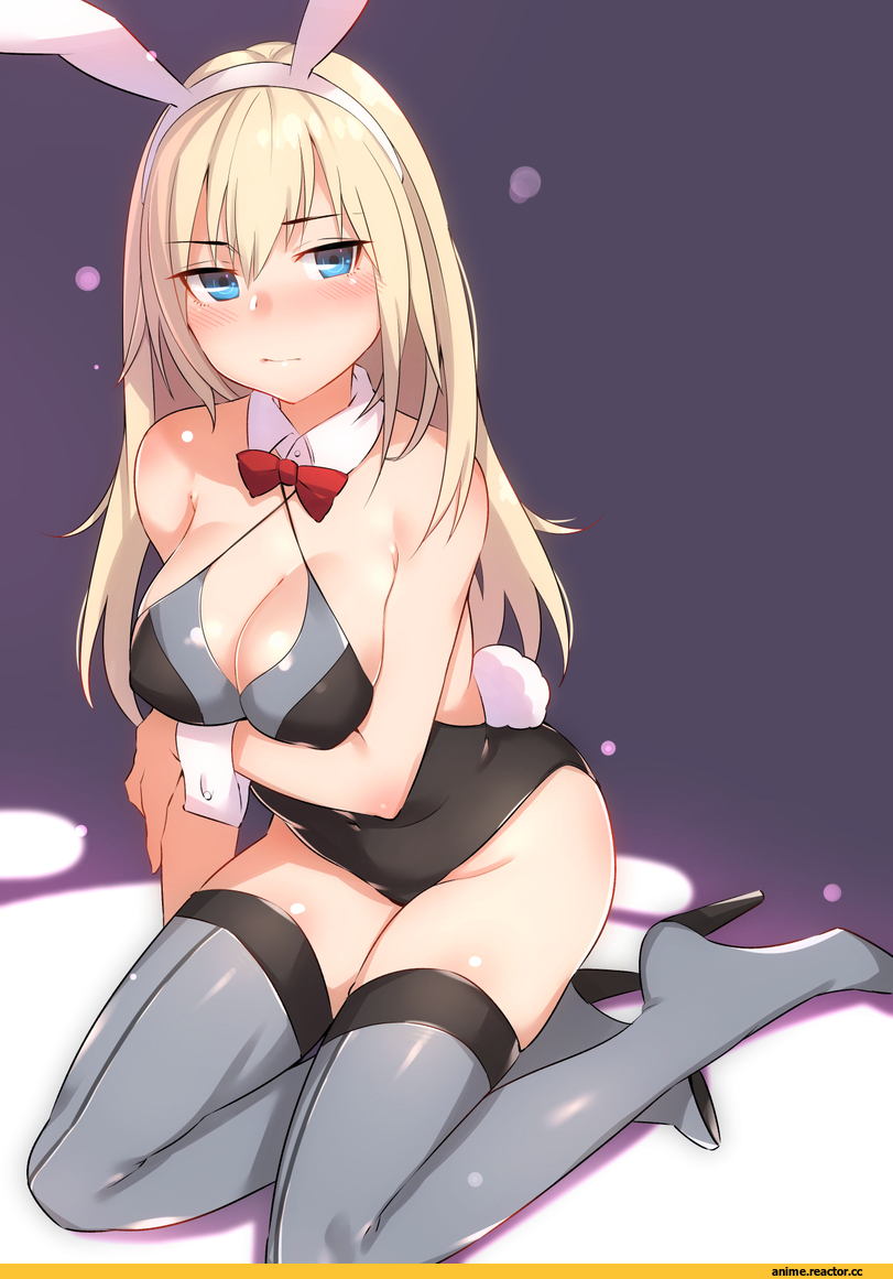 Bismarck (Kantai Collection), Kantai Collection, Inuhasiru, Anime Art, Usagimimi, Animal Ears, Anime