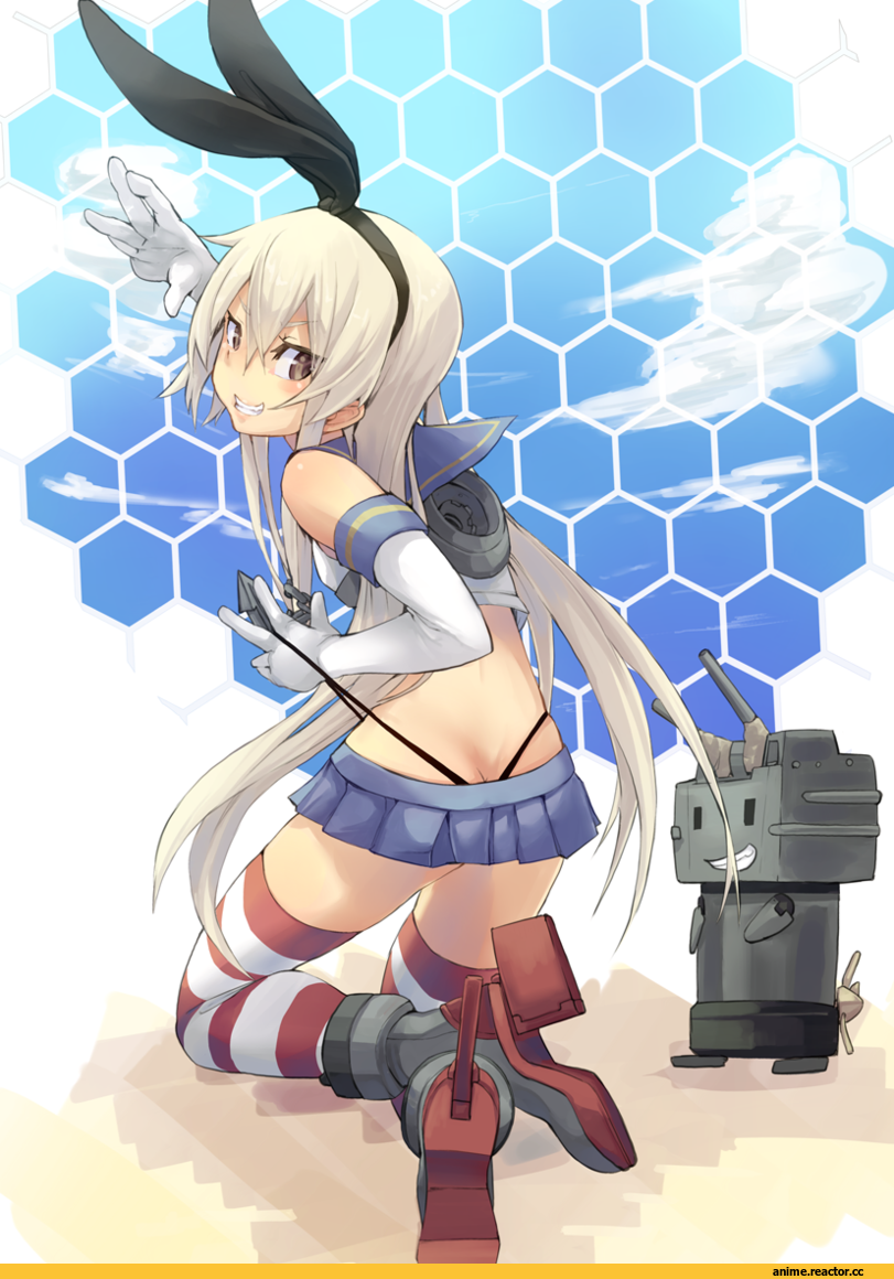 shimakaze (kantai collection), Kantai Collection, fu-ta, Anime