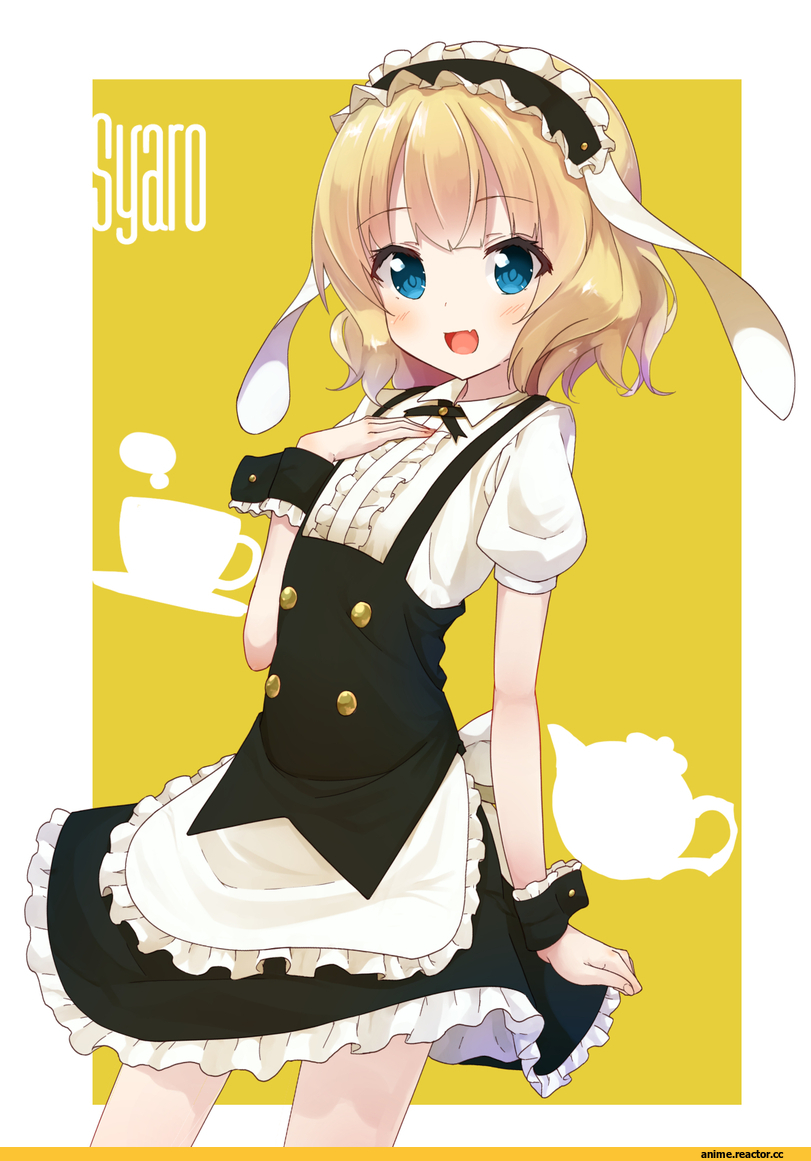 Gochuumon wa Usagi Desu ka?, kirima sharo, onedan, Anime Art, Usagimimi, Animal Ears, Maid, Anime