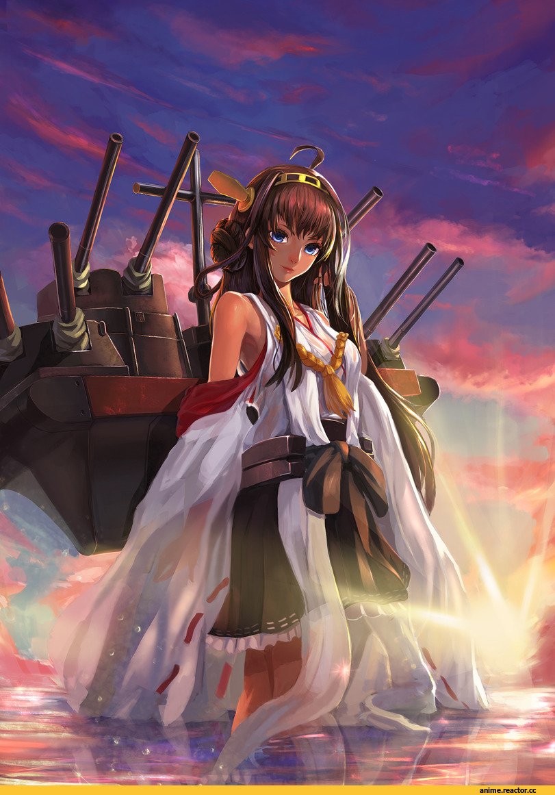 Kongou (Kantai Collection), Kantai Collection, Anime Art, Anime