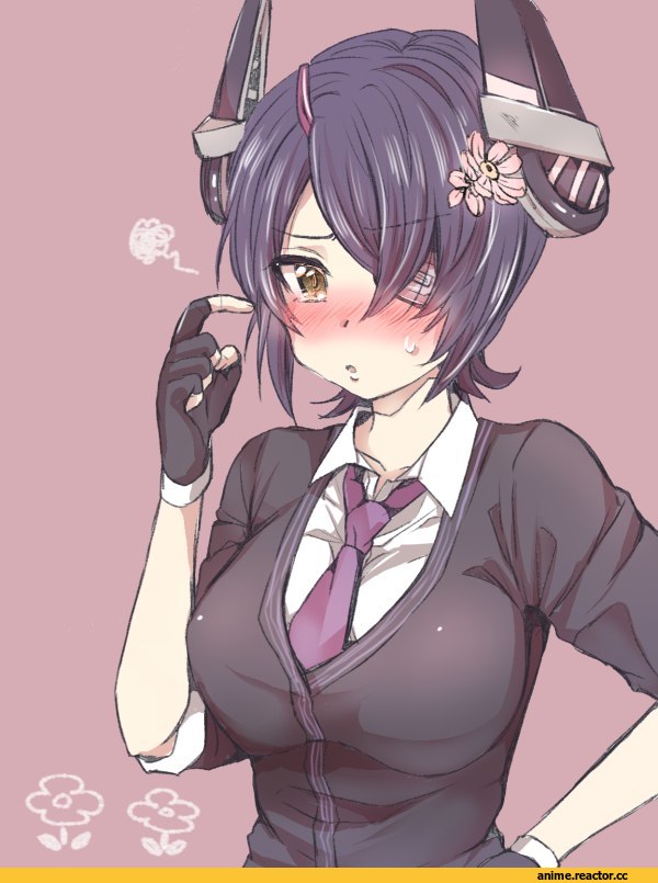 tenryuu (kantai collection), Kantai Collection, красивые картинки, стесняшка, Anime