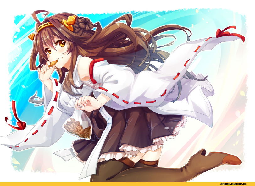 Kongou (Kantai Collection), Kantai Collection, naruhodo usagi, Anime Art, Anime