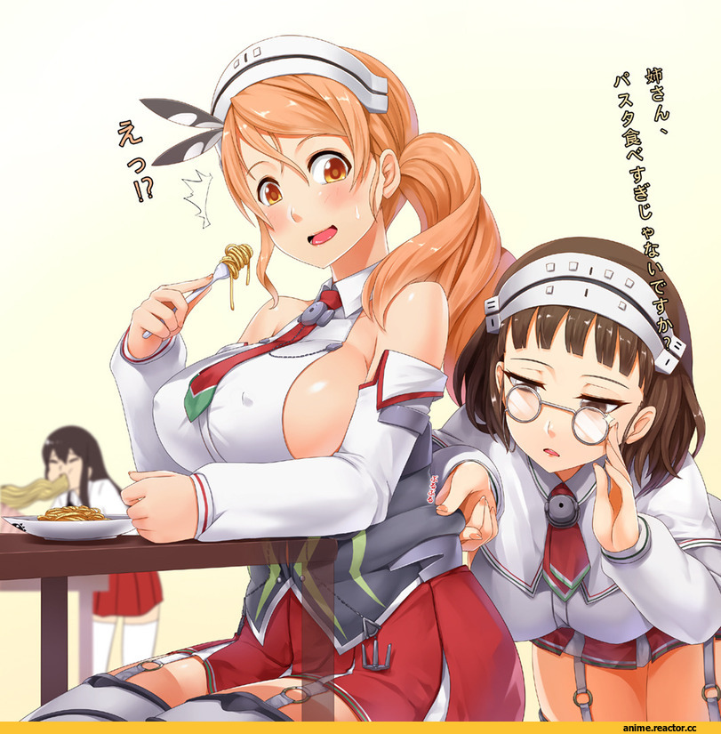 Littorio (Kantai Collection), Kantai Collection, Roma (Kantai Collection), Akagi (Kantai Collection), darkmaya, Anime