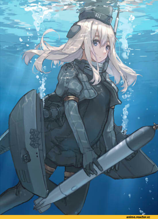 Anime Art, xiao qiang (overseas), Kantai Collection, U-511 (Kantai Collection), Anime