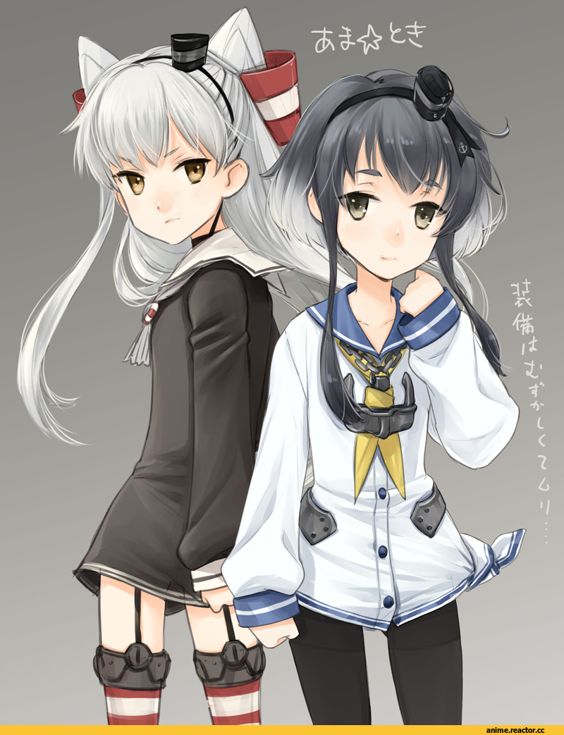 Tokitsukaze (Kantai Collection), Kantai Collection, Amatsukaze (Kantai Collection), Anime Art, Anime