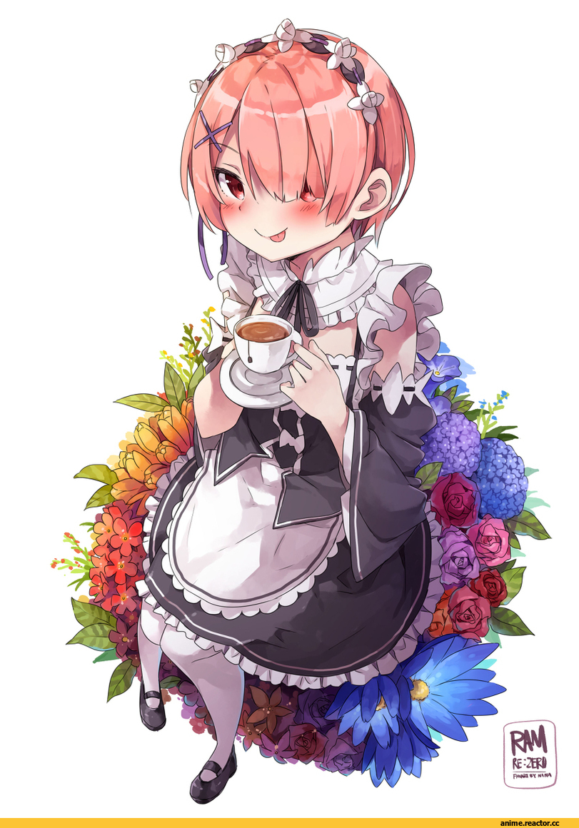 Re Zero Kara Hajimeru Isekai Seikatsu, Rem (re zero), Ram (Re Zero), nana (kuu haku), Anime