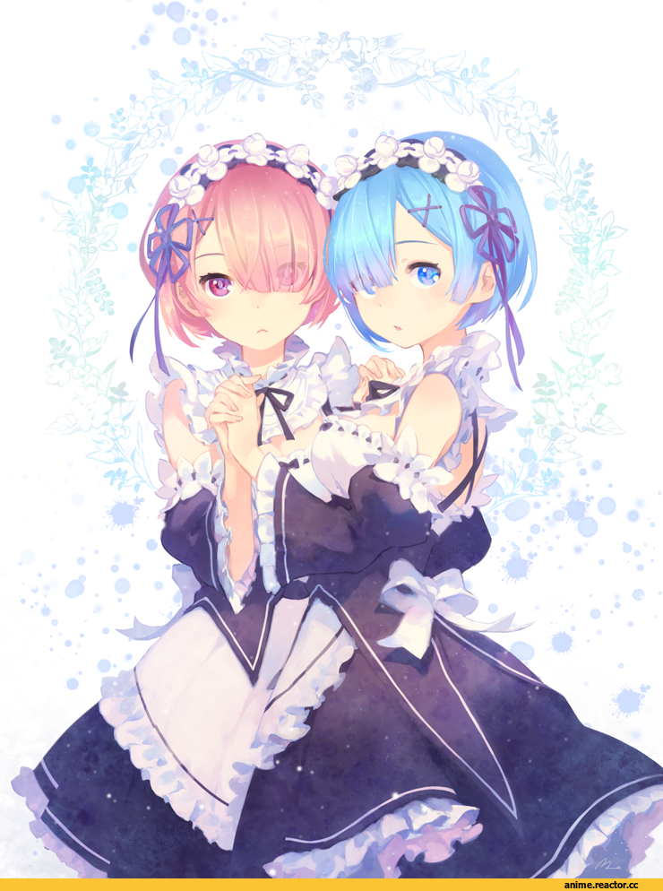 Re Zero Kara Hajimeru Isekai Seikatsu, Rem (re zero), Ram (Re Zero), matsushita mino, Anime