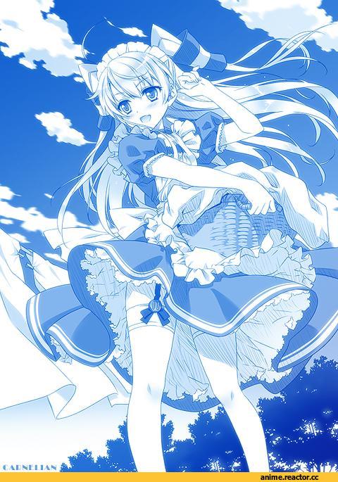 Amatsukaze (Kantai Collection), Kantai Collection, Carnelian, Anime Art, Monochrome (Anime), Anime