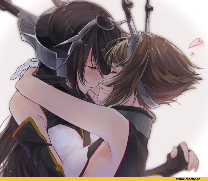 Mutsu, Kantai Collection, Nagato (Kantai Collection), Shoujo Ai, Kyara (Tsukushi), Anime