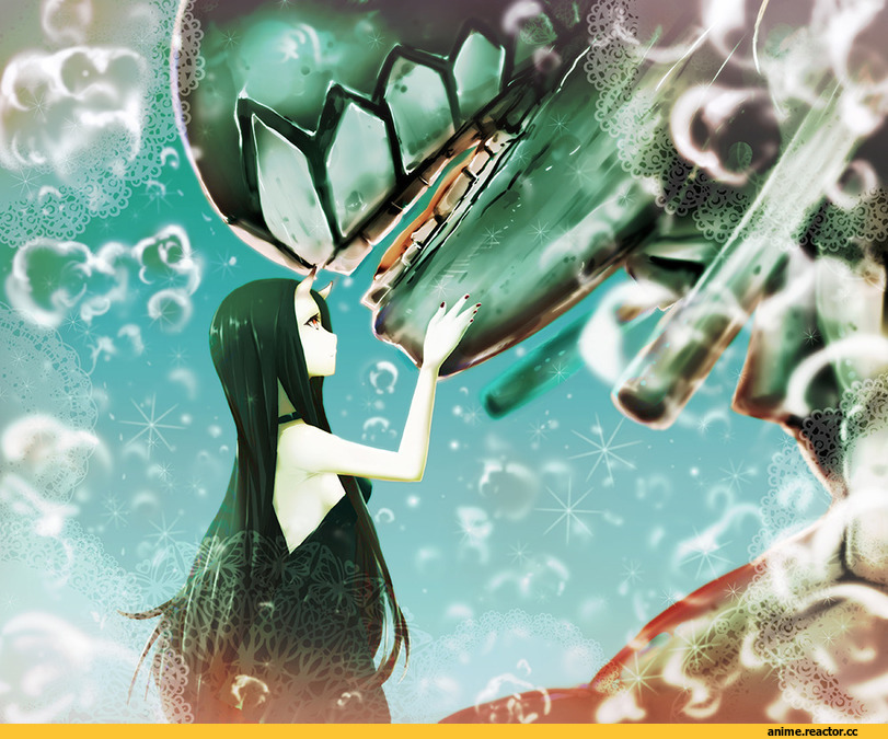 Wo-Class Aircraft Carrier , Kantai Collection, battleship hime, Anime Art, Anime