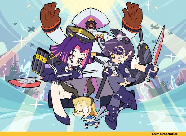 Kantai Collection, Panty & Stocking with Garterbelt, Tatsuta, Tenryuu, Shimakaze, Admiral (Kantai Collection), Anime