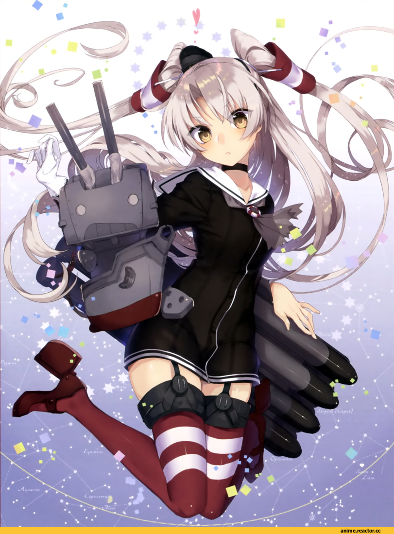 amatsukaze, Kantai Collection, yusano, Anime Art, Anime