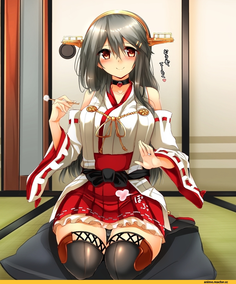 Haruna (Kantai Collection), Kantai Collection, Anime Art, Tsukui Kachou, Anime