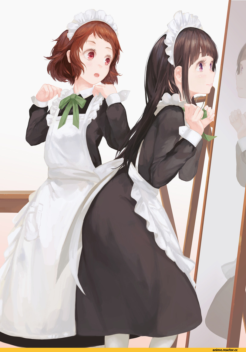 Chitanda Eru, Hyouka, Ibara Mayaka, Maid, jq, Anime