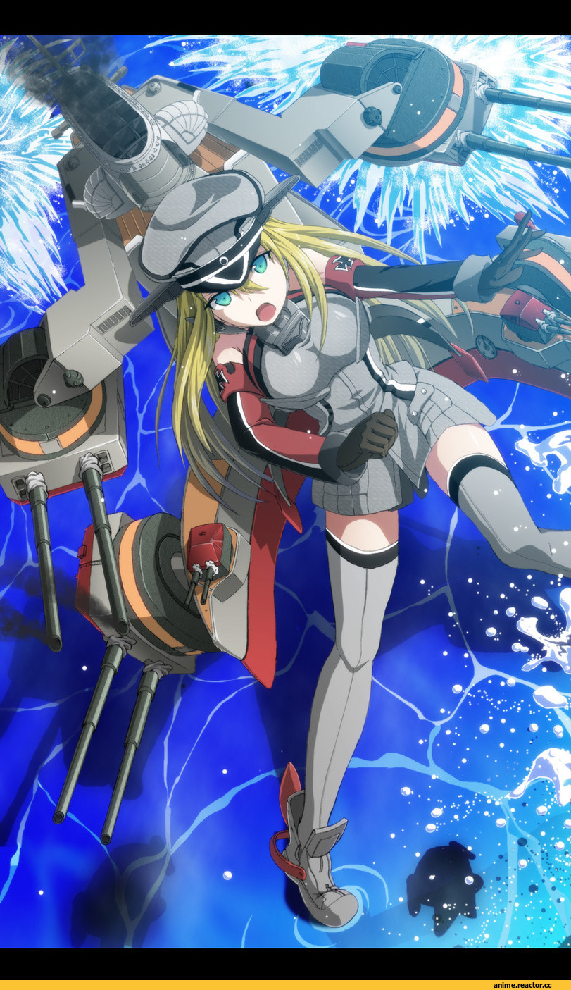 Bismarck (Kantai Collection), Kantai Collection, Anime Art, wrwr, Anime