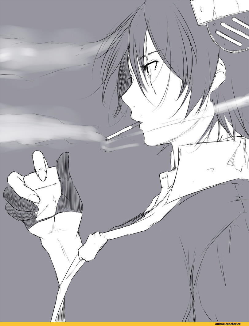 Kantai Collection, Tenryuu, Niwatazumi, Monochrome (Anime), Anime Art, Anime