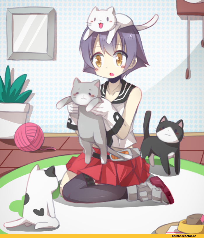 ka zhi, Sakawa (Kantai Collection), Kantai Collection, batsubyou, Anime