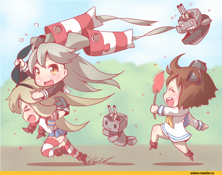 Amatsukaze (Kantai Collection), Kantai Collection, Shimakaze, Yukikaze, Anime