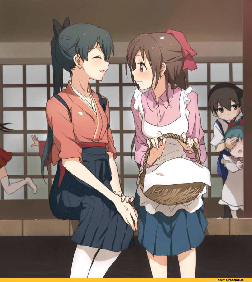 kisetsu, Kaga (Kantai Collection), Kantai Collection, Akagi (Kantai Collection), Houshou (Kantai Collection), Irako (kantai collection), Mamiya (kantai collection), ryuujou (kantai collection), Anime
