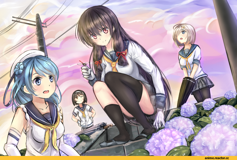 Hamakaze (Kantai Collection), Kantai Collection, Urakaze, Isokaze (Kantai Collection), Tanikaze (Kantai Collection), I.F.S.F, Anime