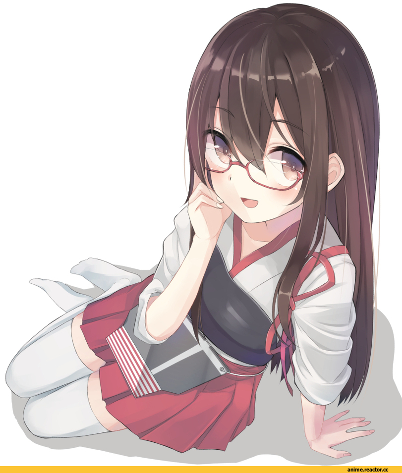huuyu 1z, Akagi (Kantai Collection), Kantai Collection, Megane, Anime