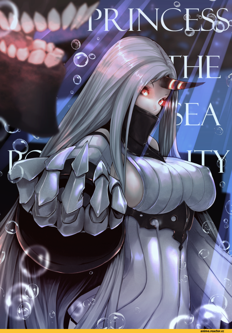 Seaport Hime, Kantai Collection, Anime Art, hachachi, Shinkaisei-kan, Anime